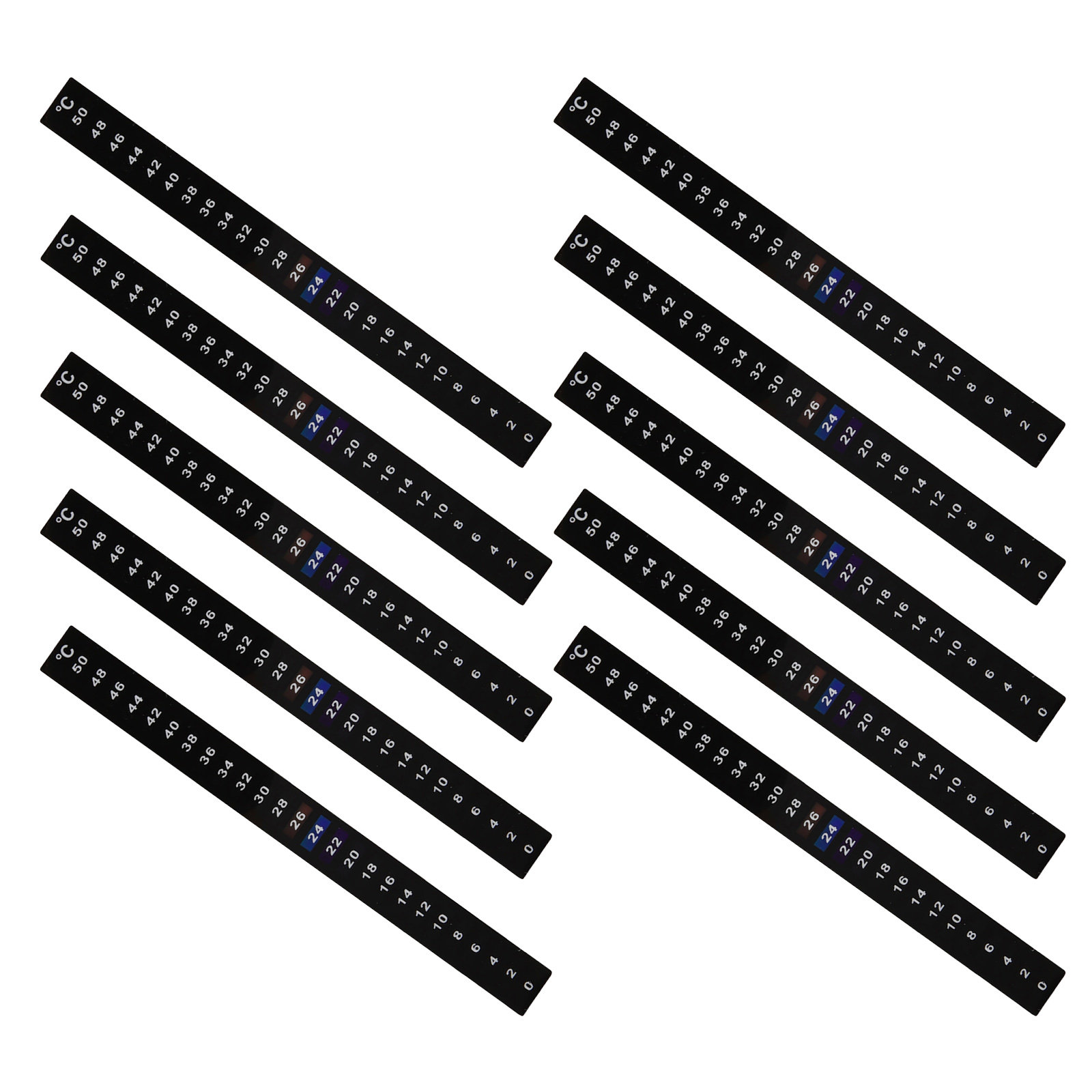 Temperature Strip Thermometer - 10Pcs Mason Jar Fermentation Thermometer Strips