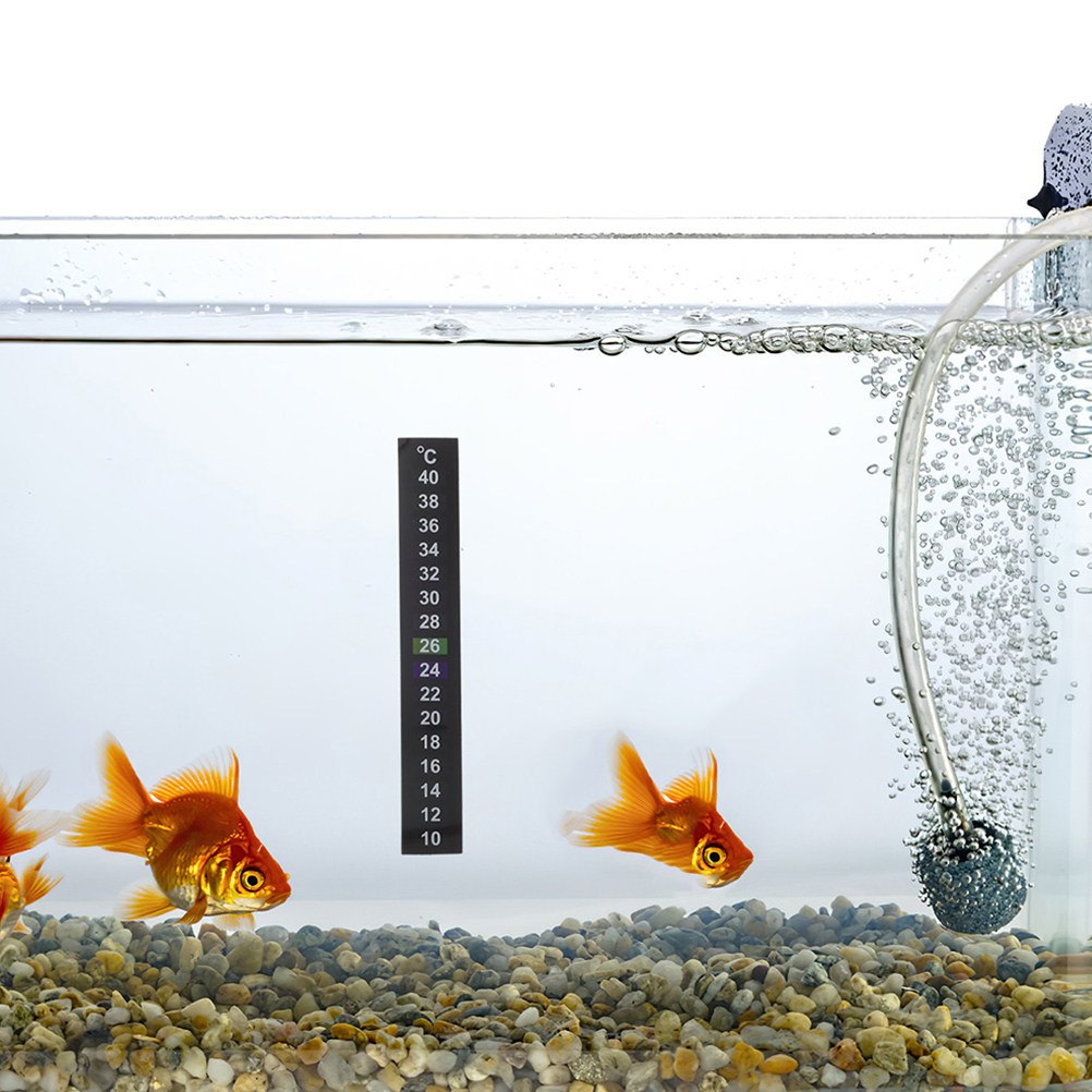 Temperature Strip Thermometer - 8Pcs Aquarium Temperature Sticker Fish Tank