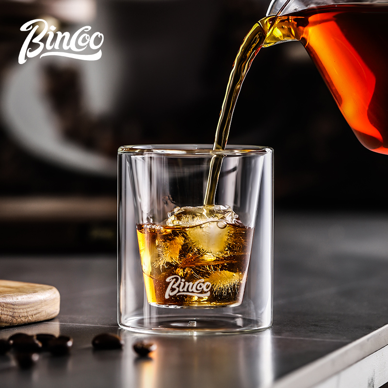 Espresso Shot Glass - Bincoo Double Glass Coffee Mug 120ml