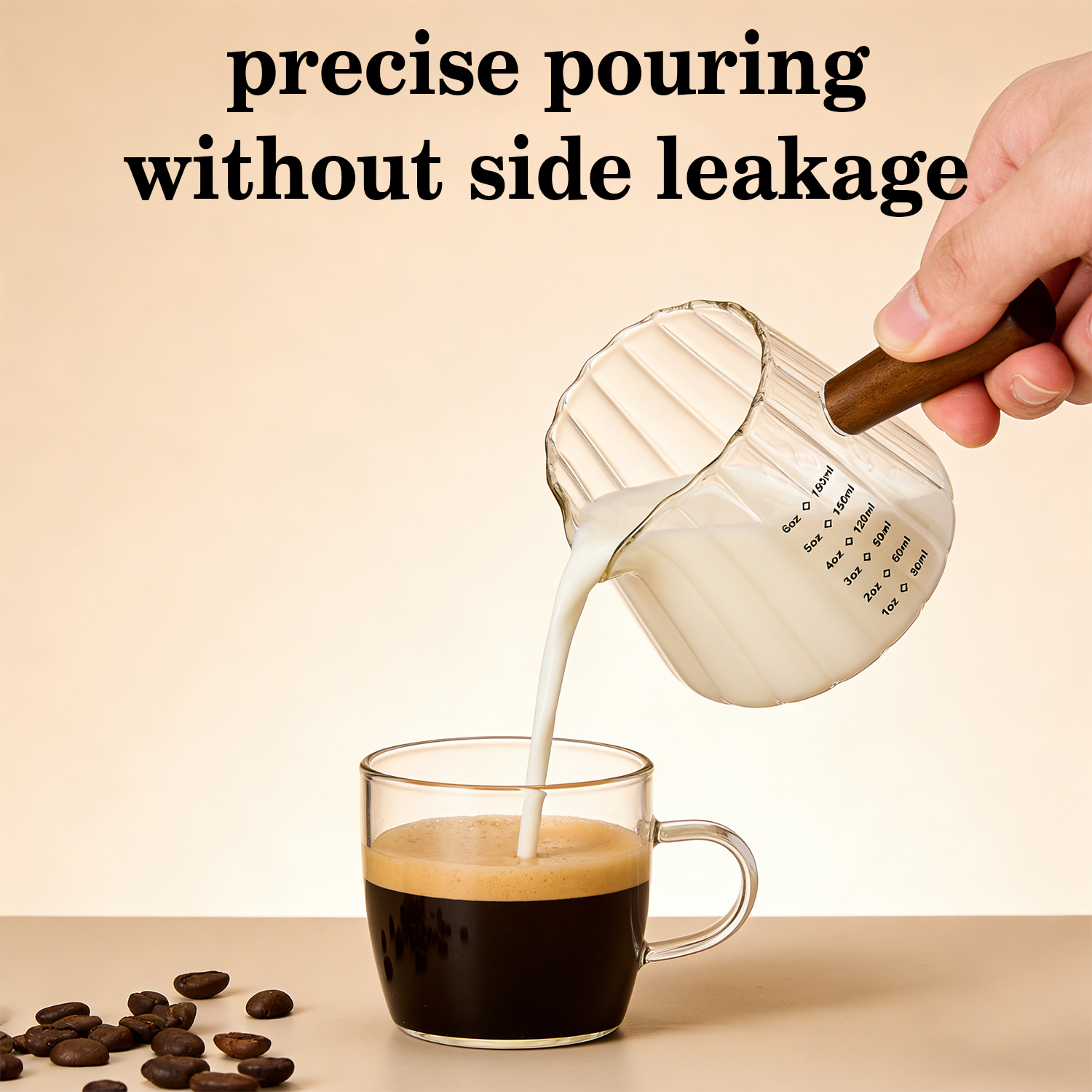 OANKR 6 oz Glass Measuring Cup - Espresso Shot Glass recension och pris