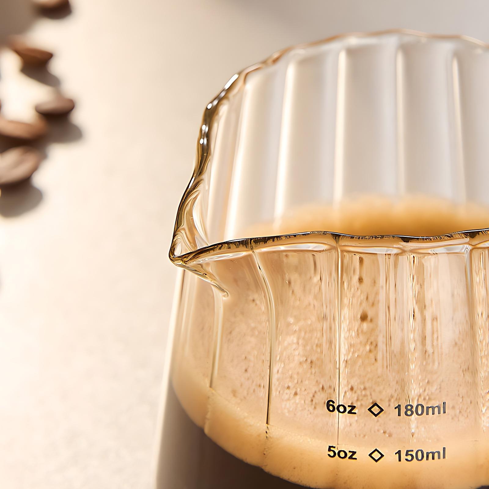 OANKR 6 oz Glass Measuring Cup - Espresso Shot Glass recension och pris