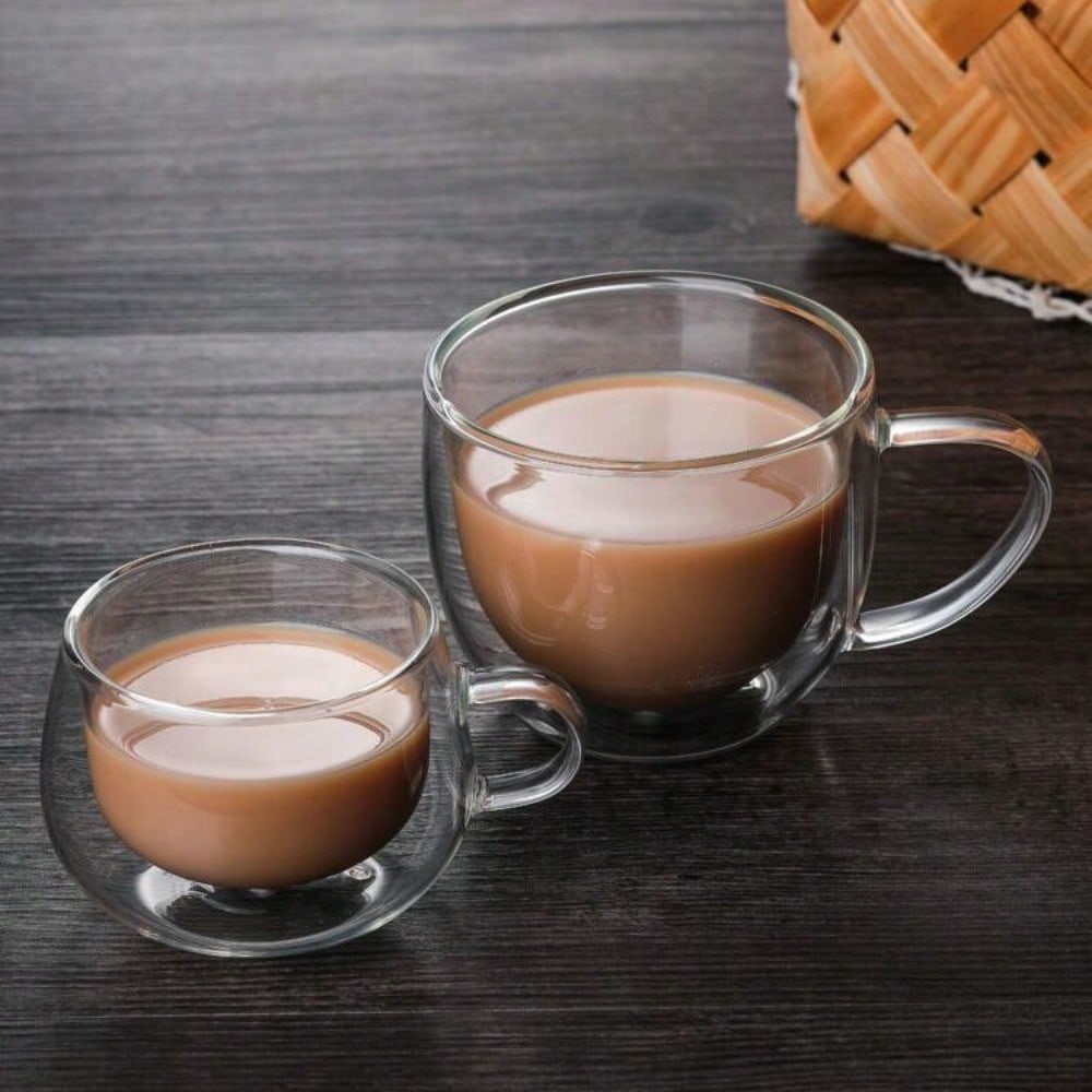 1PC Double Walled Glass Cups H - Espresso Shot Glass recension och pris
