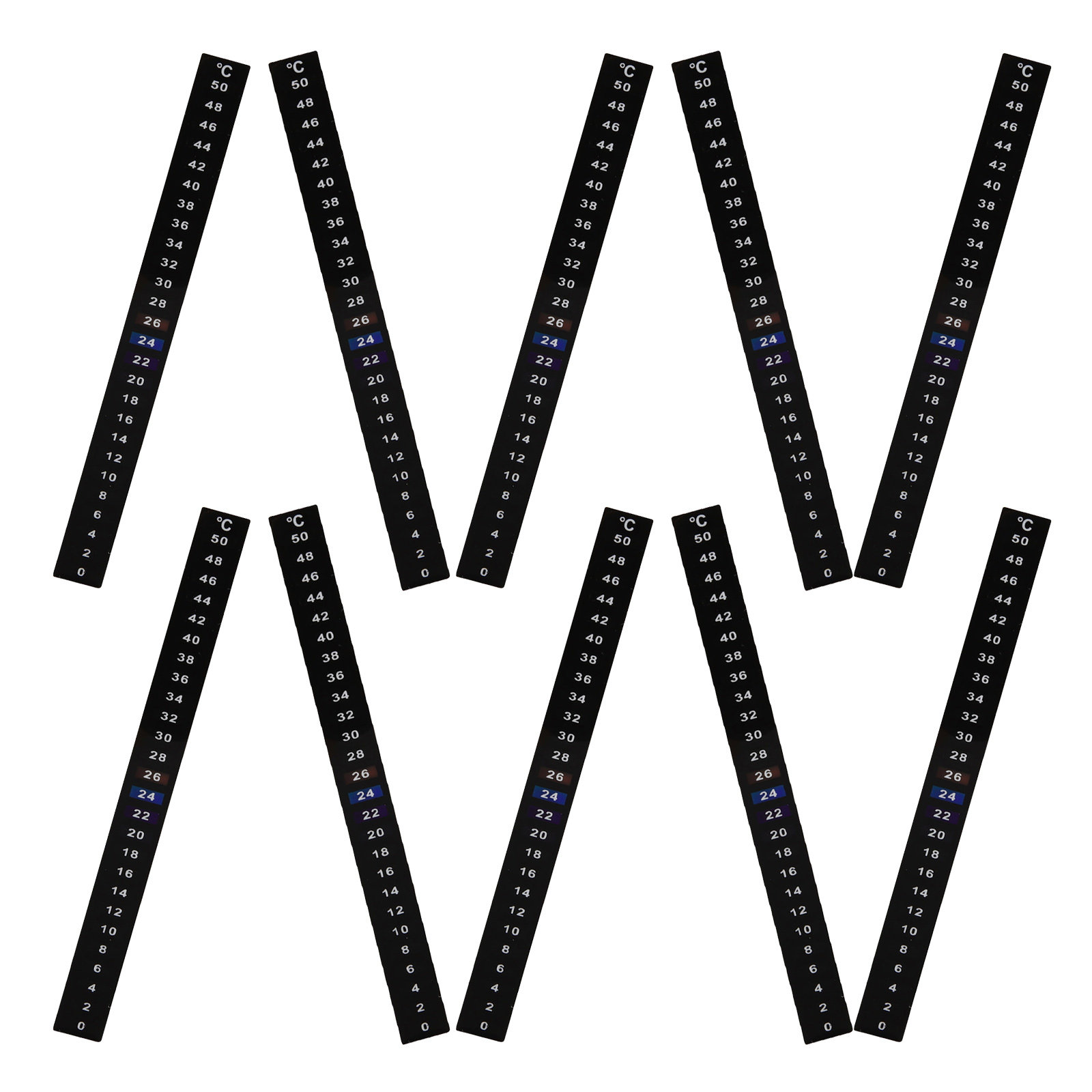 10Pcs Mason Jar Fermentation T - Temperature Strip Thermometer recension och pris