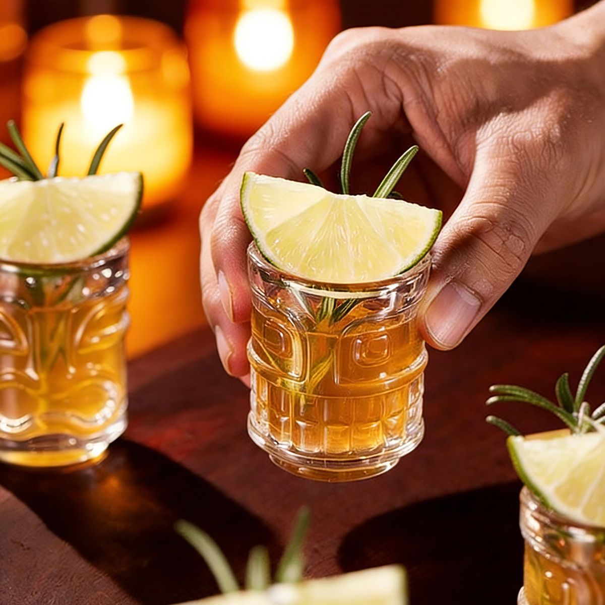 6Pcs Shot Glasses With Three D - Espresso Shot Glass recension och pris