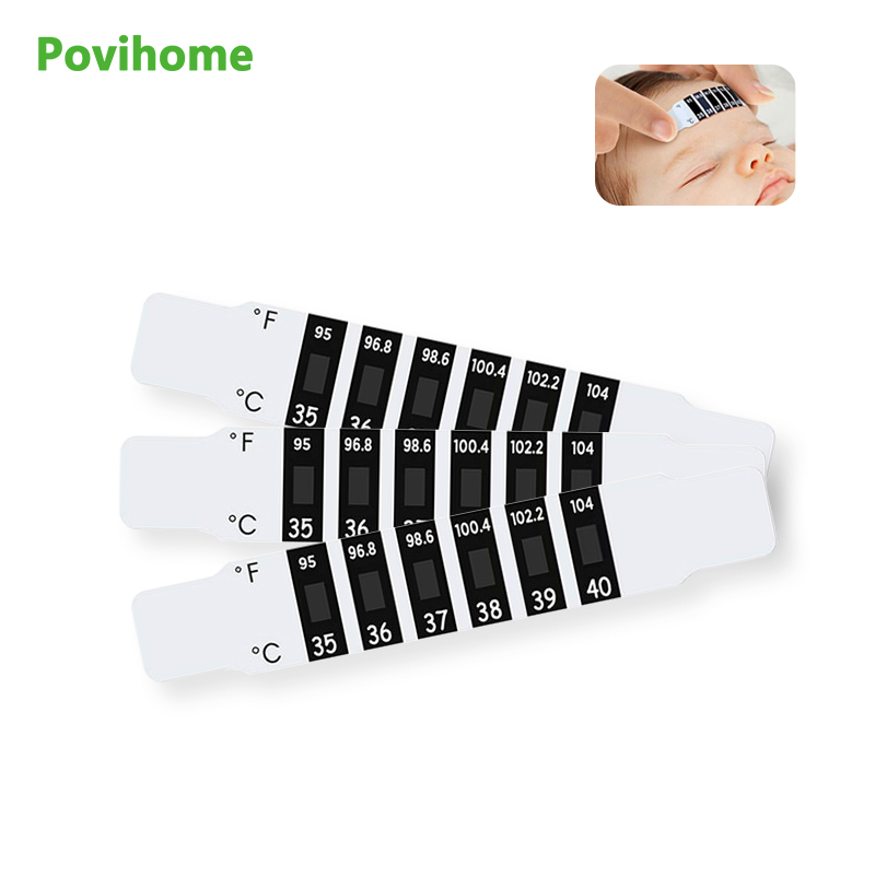 5pcs Child Forehead Temperatur - Temperature Strip Thermometer recension och pris