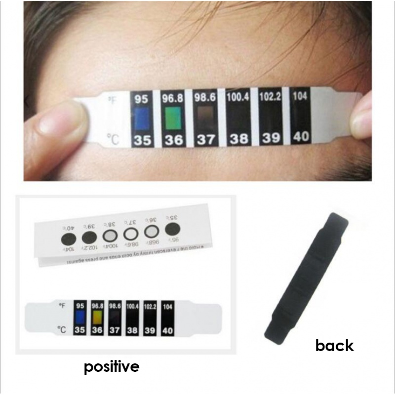 5pcs Child Forehead Temperatur - Temperature Strip Thermometer recension och pris
