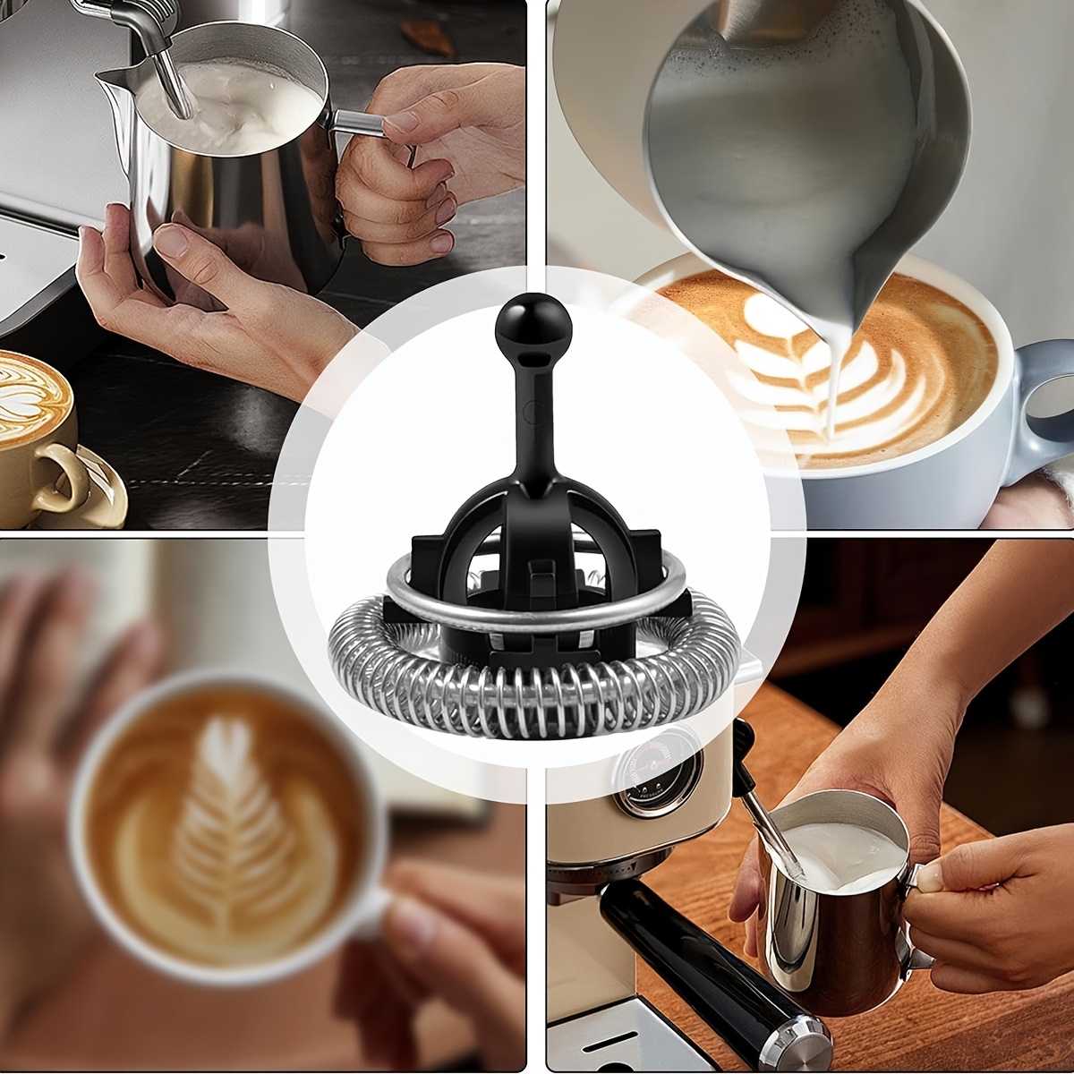 Milk Frother Whisks, Whisk Rep - Coffee Equipment Machine recension och pris