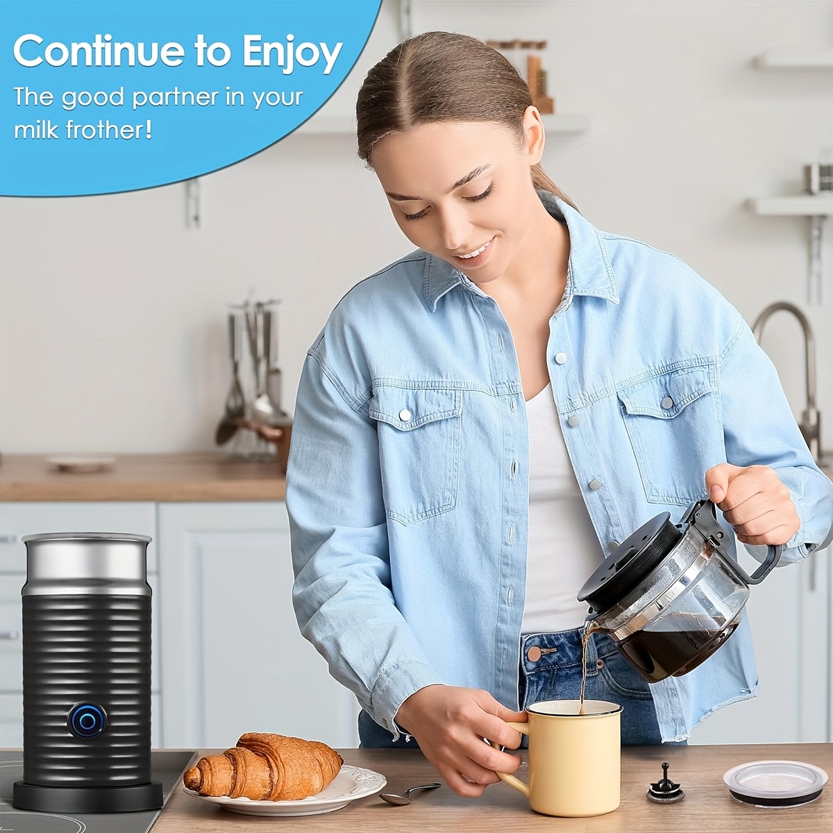 Milk Frother Whisks, Whisk Rep - Coffee Equipment Machine recension och pris