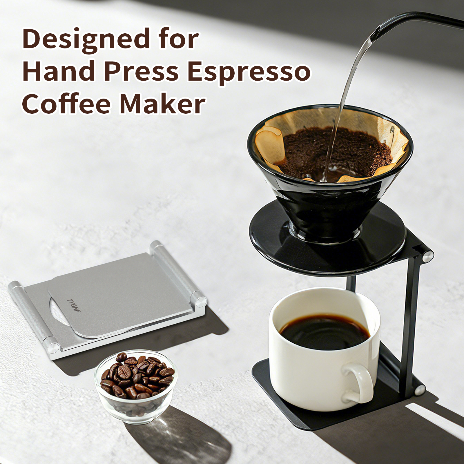 2026 Foldable Aluminum Alloy C - Coffee Equipment Machine recension och pris