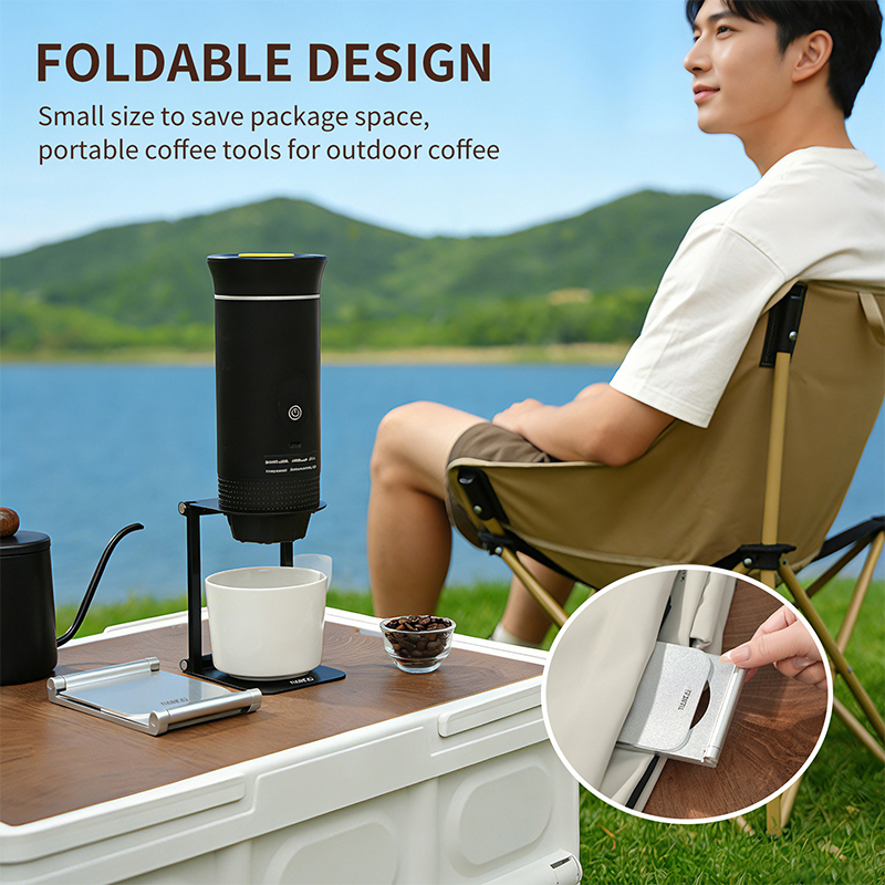 2026 Foldable Aluminum Alloy C - Coffee Equipment Machine recension och pris
