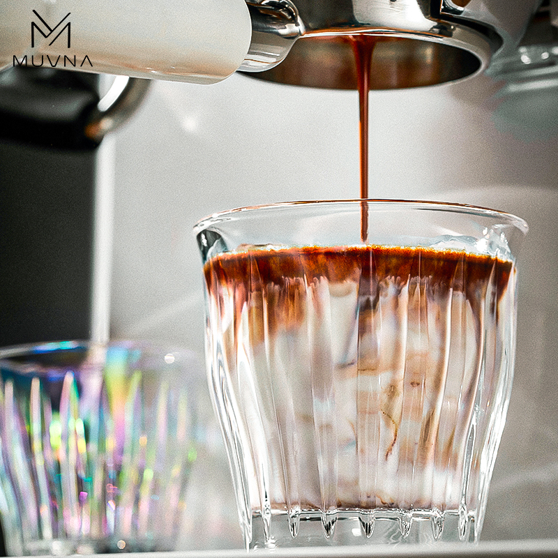 MUVNA Glass Coffee Cup 100ml 1 - Espresso Shot Glass recension och pris