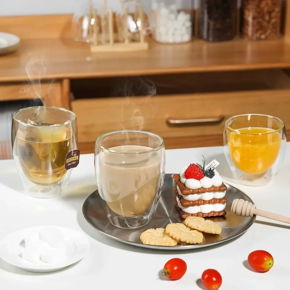 6 pcs Clear Double Wall Glass  - Espresso Shot Glass recension och pris