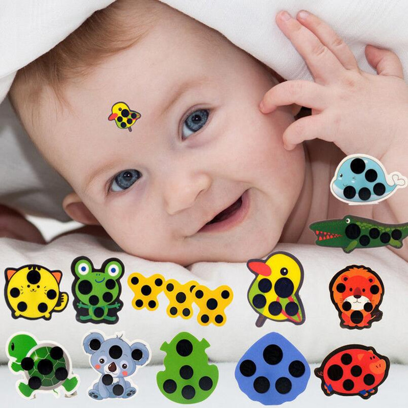 5pcs Baby Cute Cartoon Animal  - Temperature Strip Thermometer recension och pris