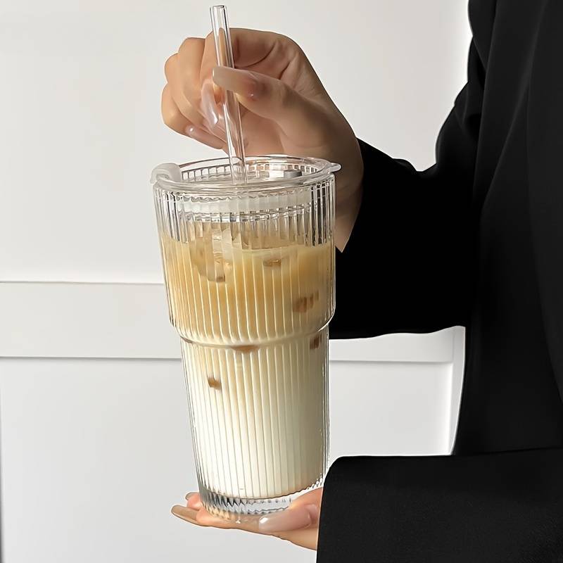 Large Capacity  Stripe Glass C - Espresso Shot Glass recension och pris