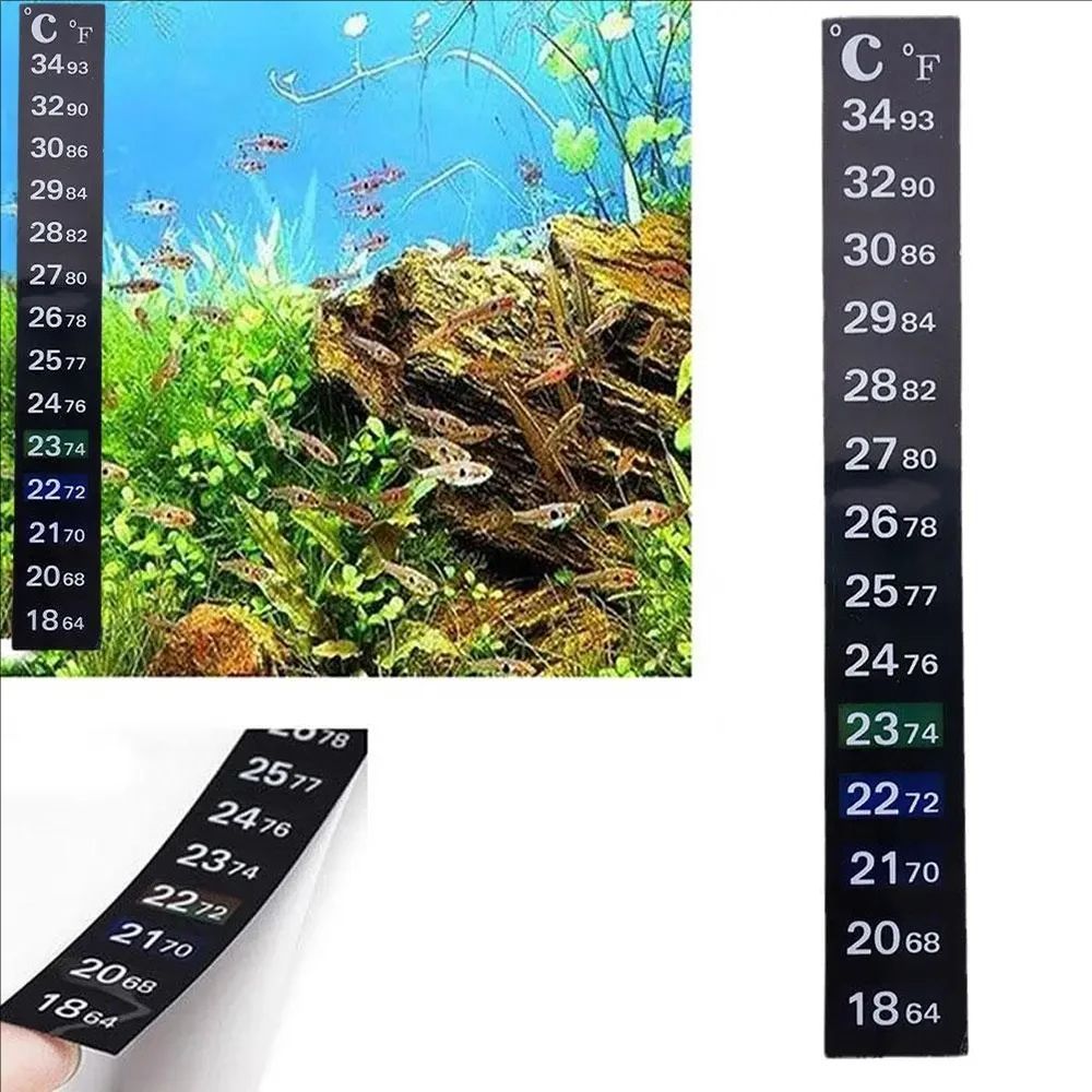 5Pcs/10Pcs Aquarium Fish Tank  - Temperature Strip Thermometer recension och pris