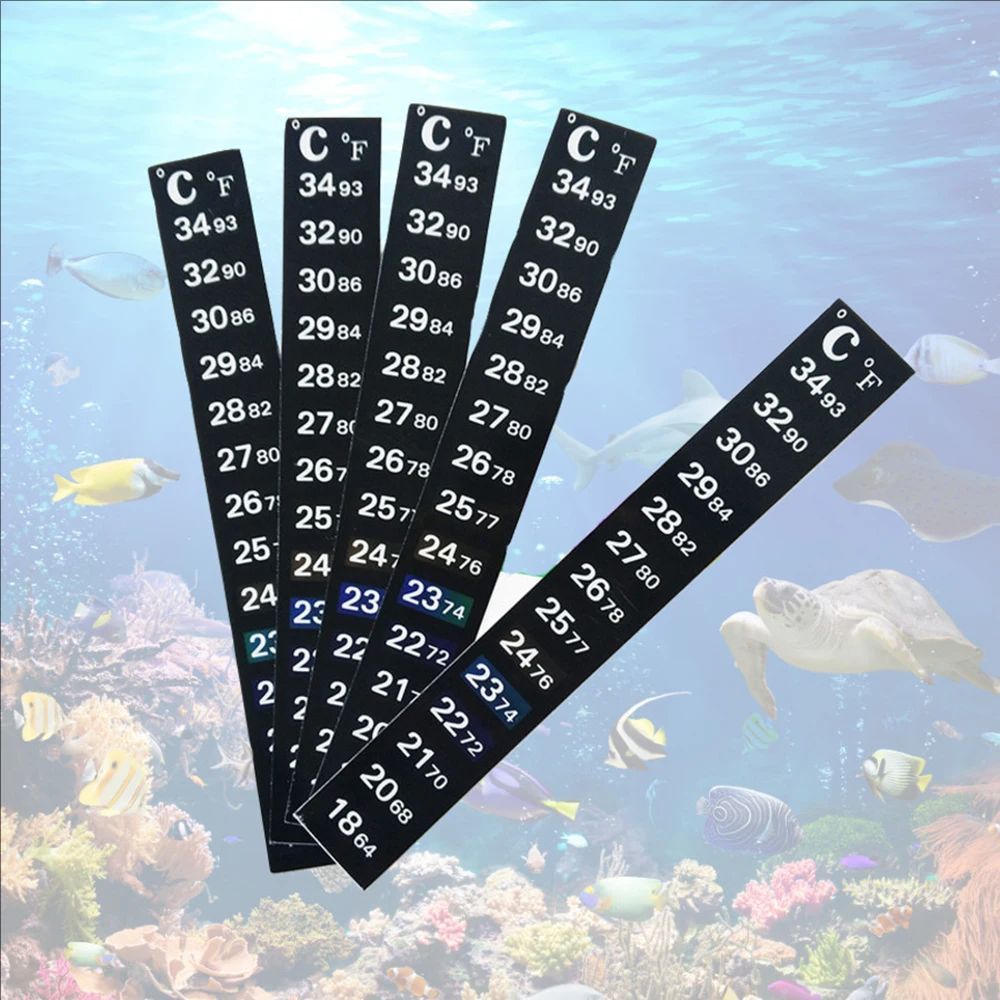 5Pcs/10Pcs Aquarium Fish Tank  - Temperature Strip Thermometer recension och pris