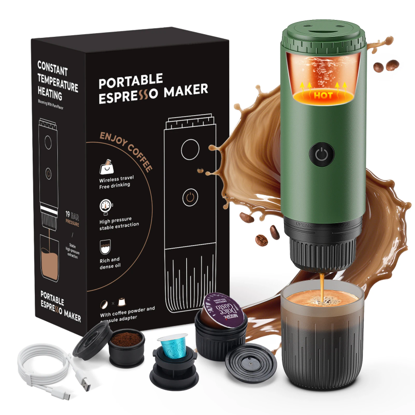 Portable Espresso Machine 3-in - Coffee Equipment Machine recension och pris