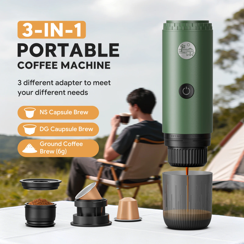 Portable Espresso Machine 3-in - Coffee Equipment Machine recension och pris