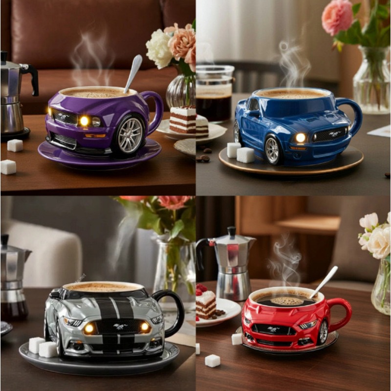 Handsome Sports Car Coffee Mug - Vintage Coffee Equipment recension och pris