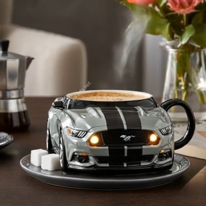 Handsome Sports Car Coffee Mug - Vintage Coffee Equipment recension och pris