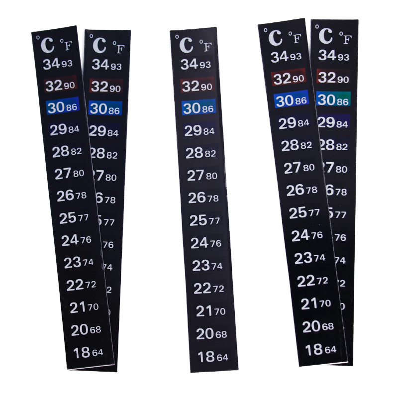 1/2/3/5pcs/lot Change color Th - Temperature Strip Thermometer recension och pris