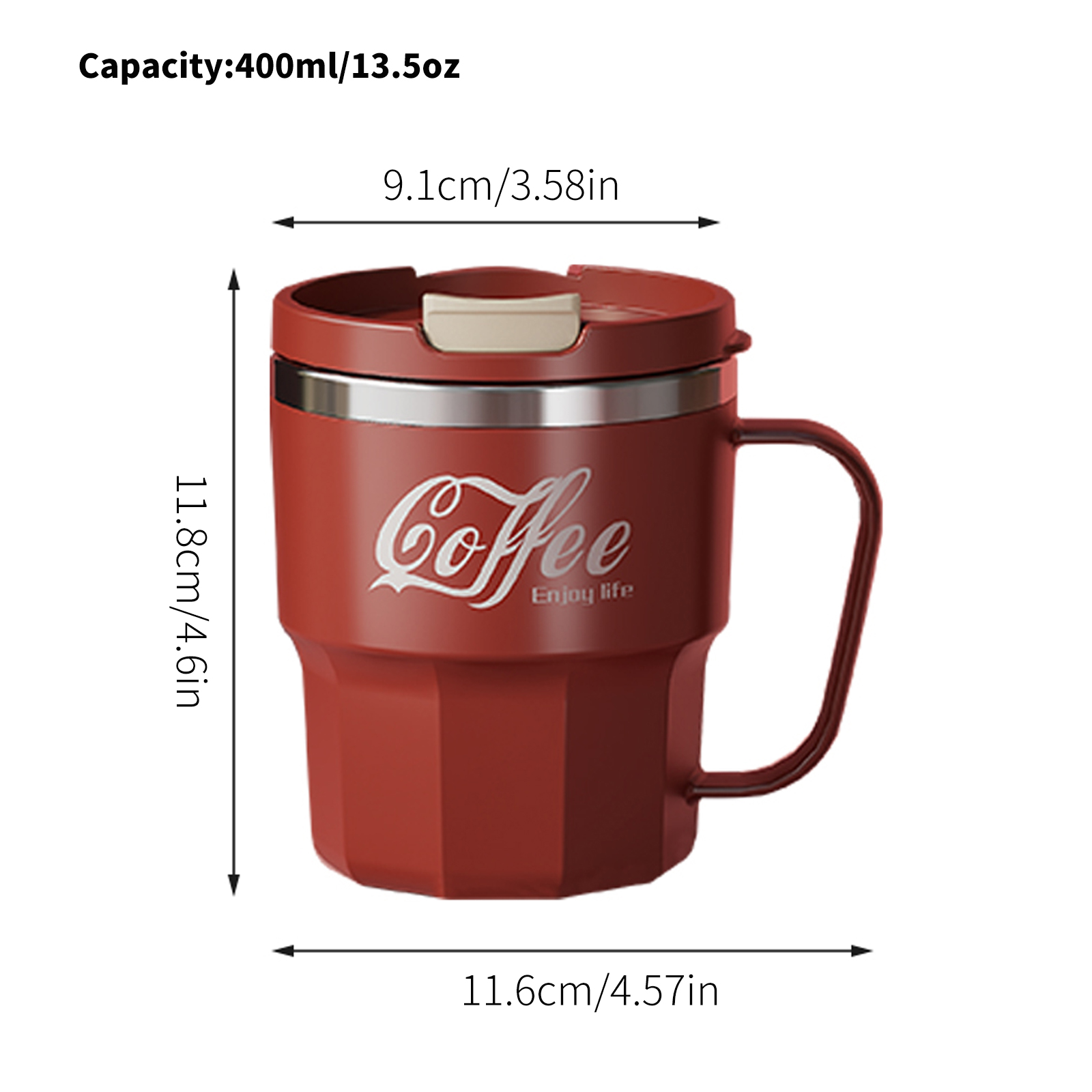 400ml Double Wall Insulated Co - Vintage Coffee Equipment recension och pris