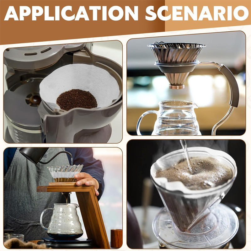 2 Size Coffee Filter Paper V-S - Coffee Equipment Machine recension och pris