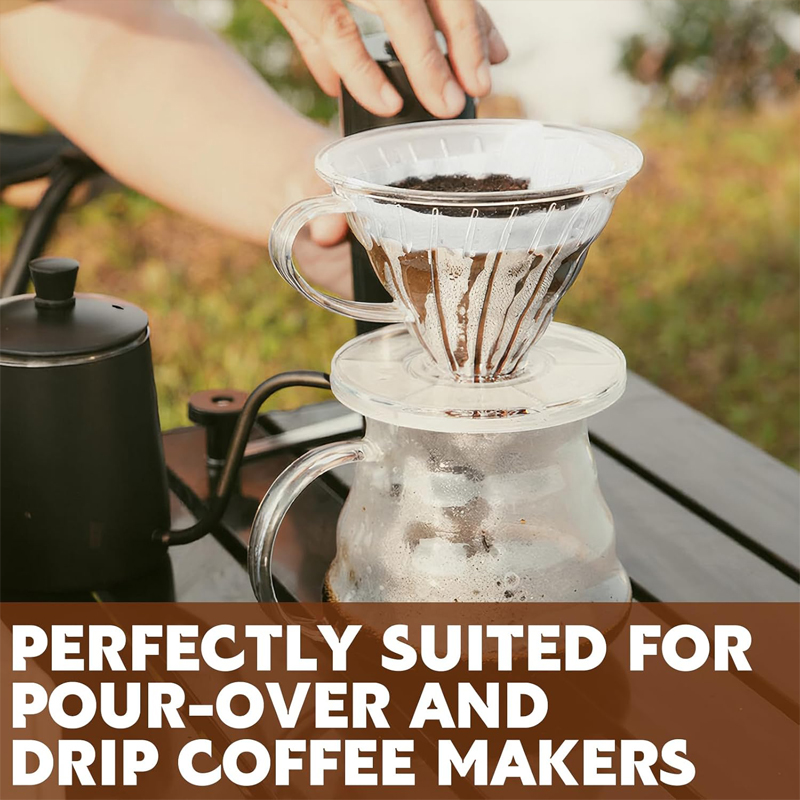 2 Size Coffee Filter Paper V-S - Coffee Equipment Machine recension och pris