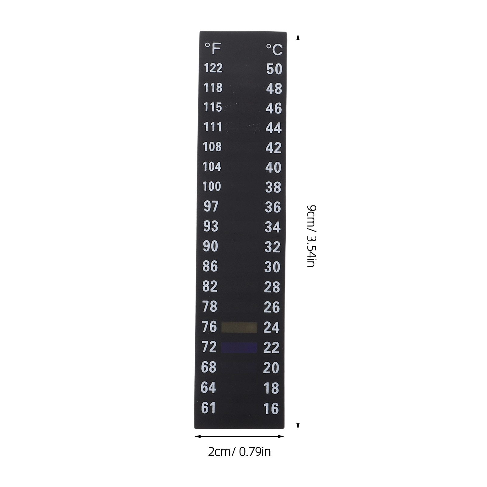 10Pcs Aquarium Water Strips Bo - Temperature Strip Thermometer recension och pris