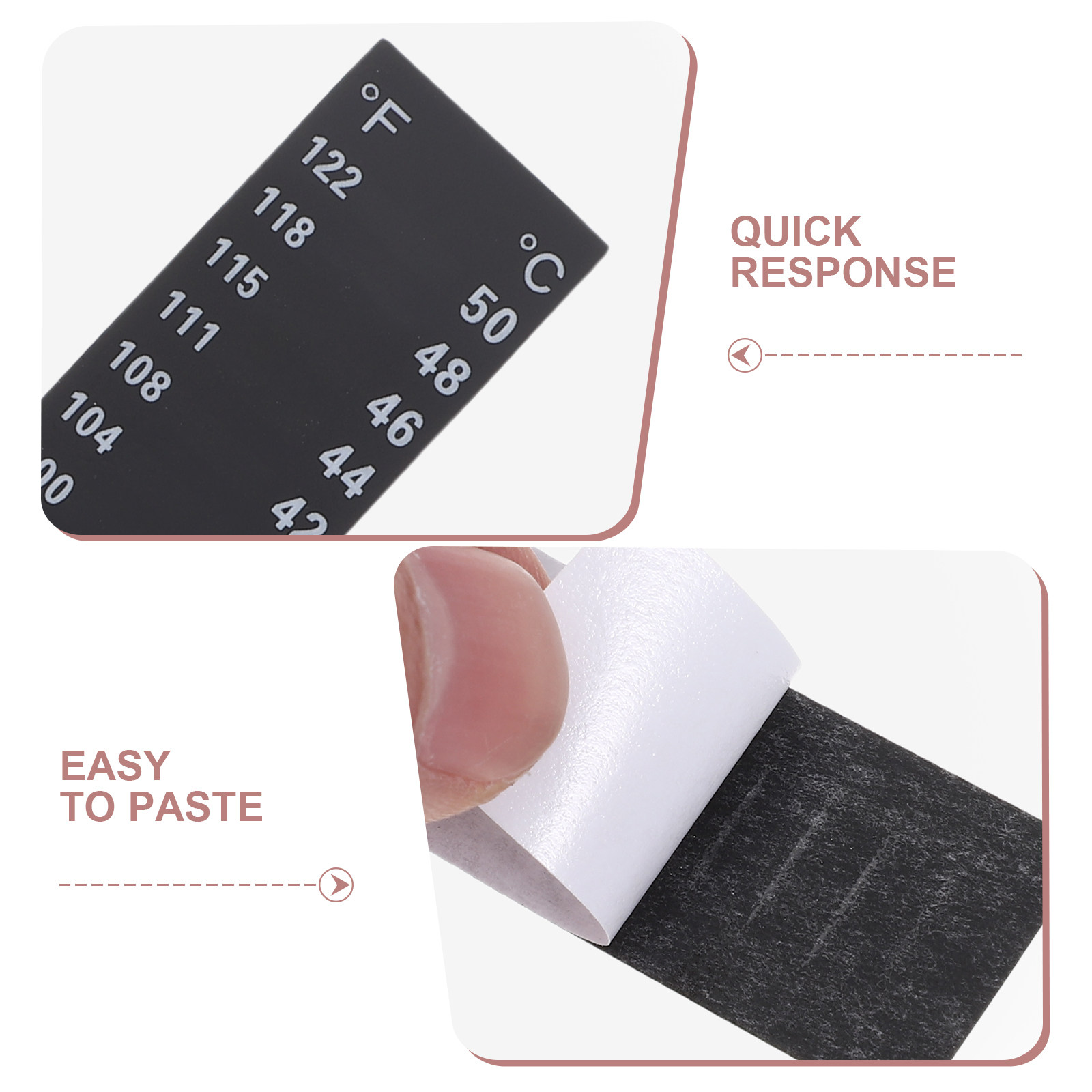 10Pcs Aquarium Water Strips Bo - Temperature Strip Thermometer recension och pris