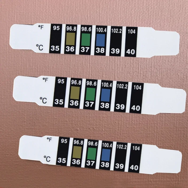 10/20Pcs Forehead Head Strip T - Temperature Strip Thermometer recension och pris