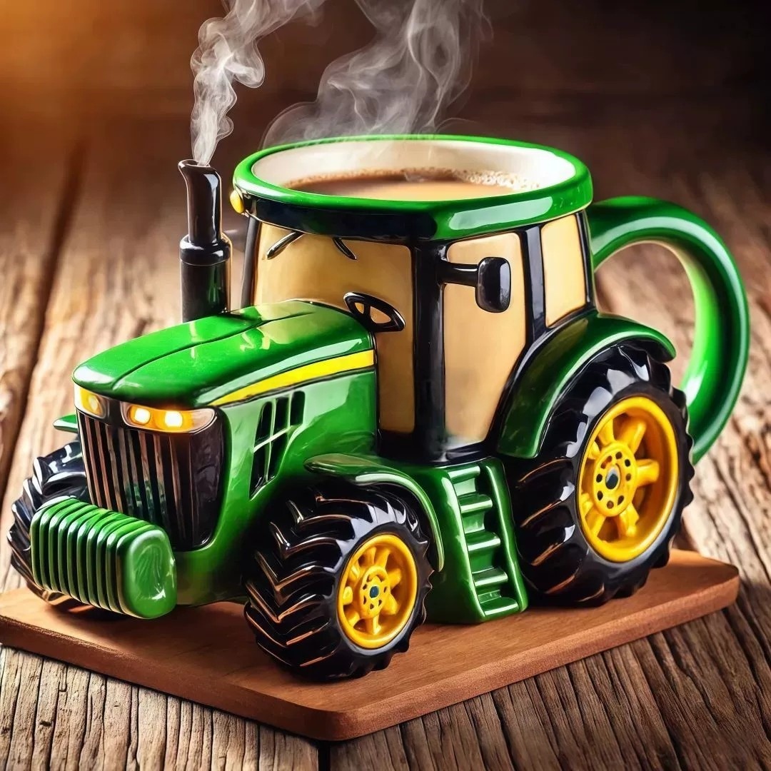 Vintage Green Tractor Farm Equ - Vintage Coffee Equipment recension och pris