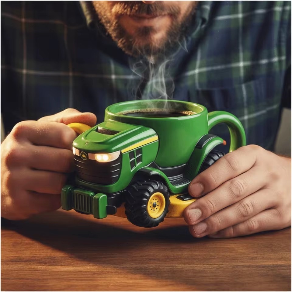 Vintage Green Tractor Farm Equ - Vintage Coffee Equipment recension och pris