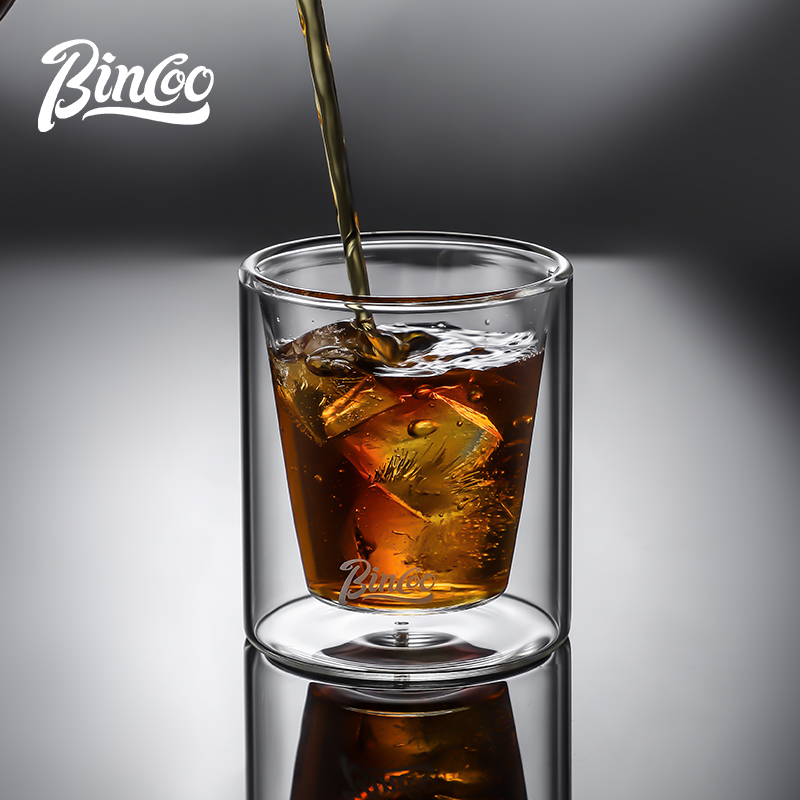 Bincoo Double Glass Coffee Mug - Espresso Shot Glass recension och pris