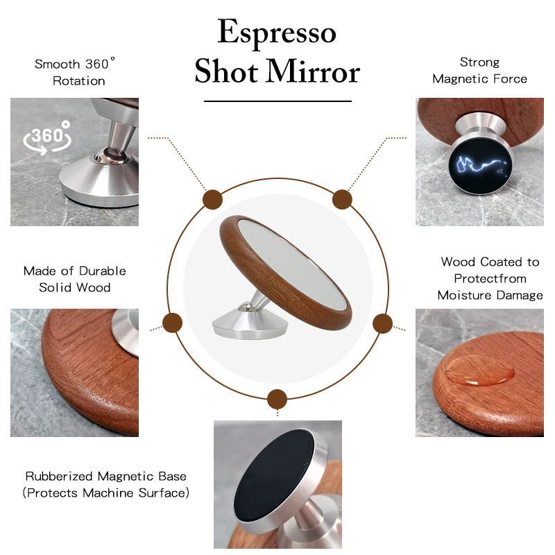Espresso Shot Mirror Magnetic  - Espresso Shot Glass recension och pris