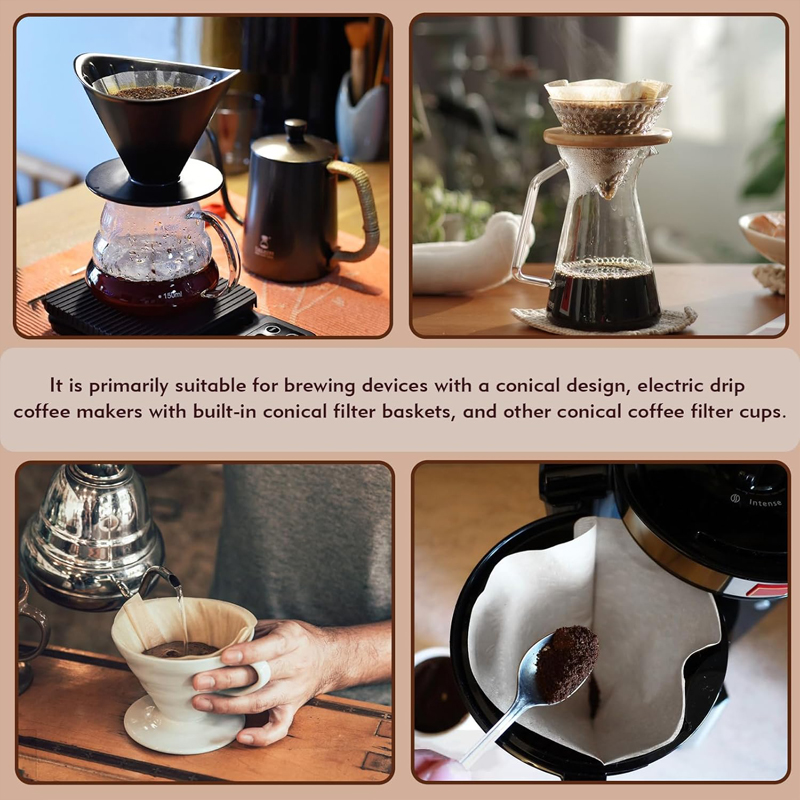 50/100 Pieces Coffee Filter Pa - Coffee Equipment Machine recension och pris