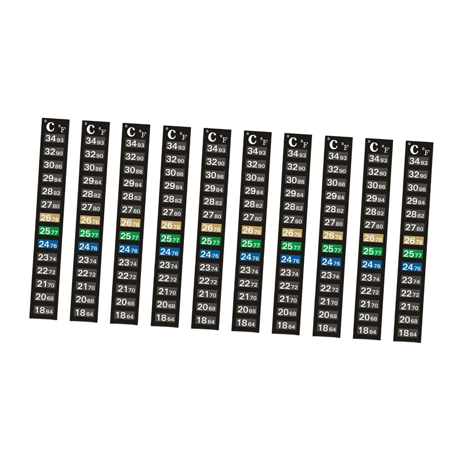 Aquarium Temperature Test Stri - Temperature Strip Thermometer recension och pris