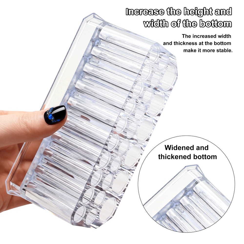 26 Holes Acrylic Nail Brushes  - Coffee X recension och pris