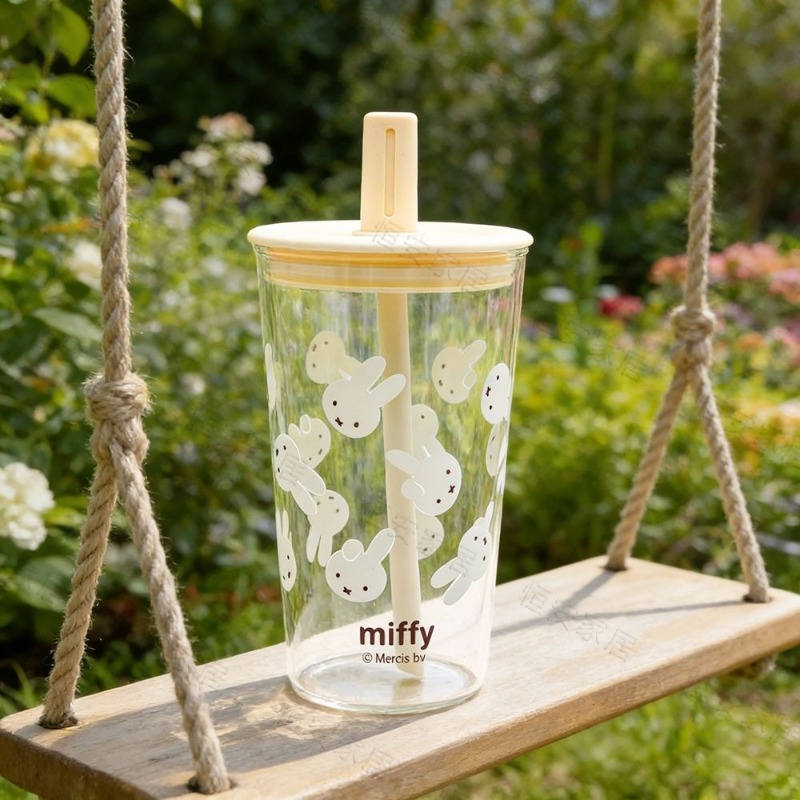 Miffy Glass Cup with Straw Cut - Espresso Shot Glass recension och pris